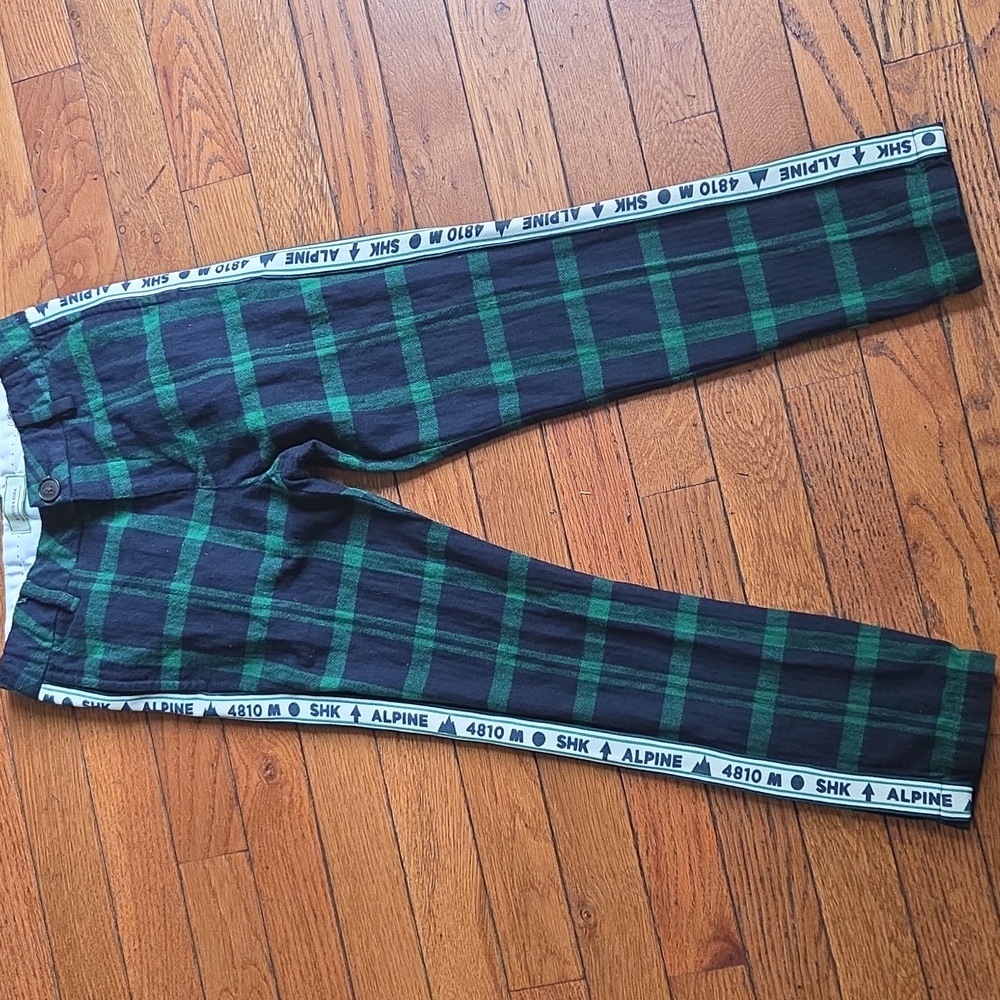Scotch And Soda Loose Tapered Plaid Adjustable Pants (8/128) - Picture 2 of 10